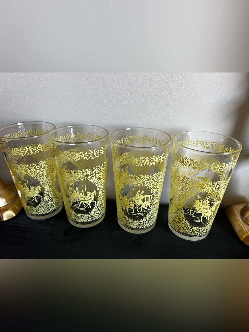Vintage Hazel Atlas Tumblers Monticello Pattern